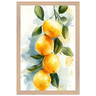 Vintage Italian Coastal Drive Amalfi Lemon Grove - Vibrantwalls
