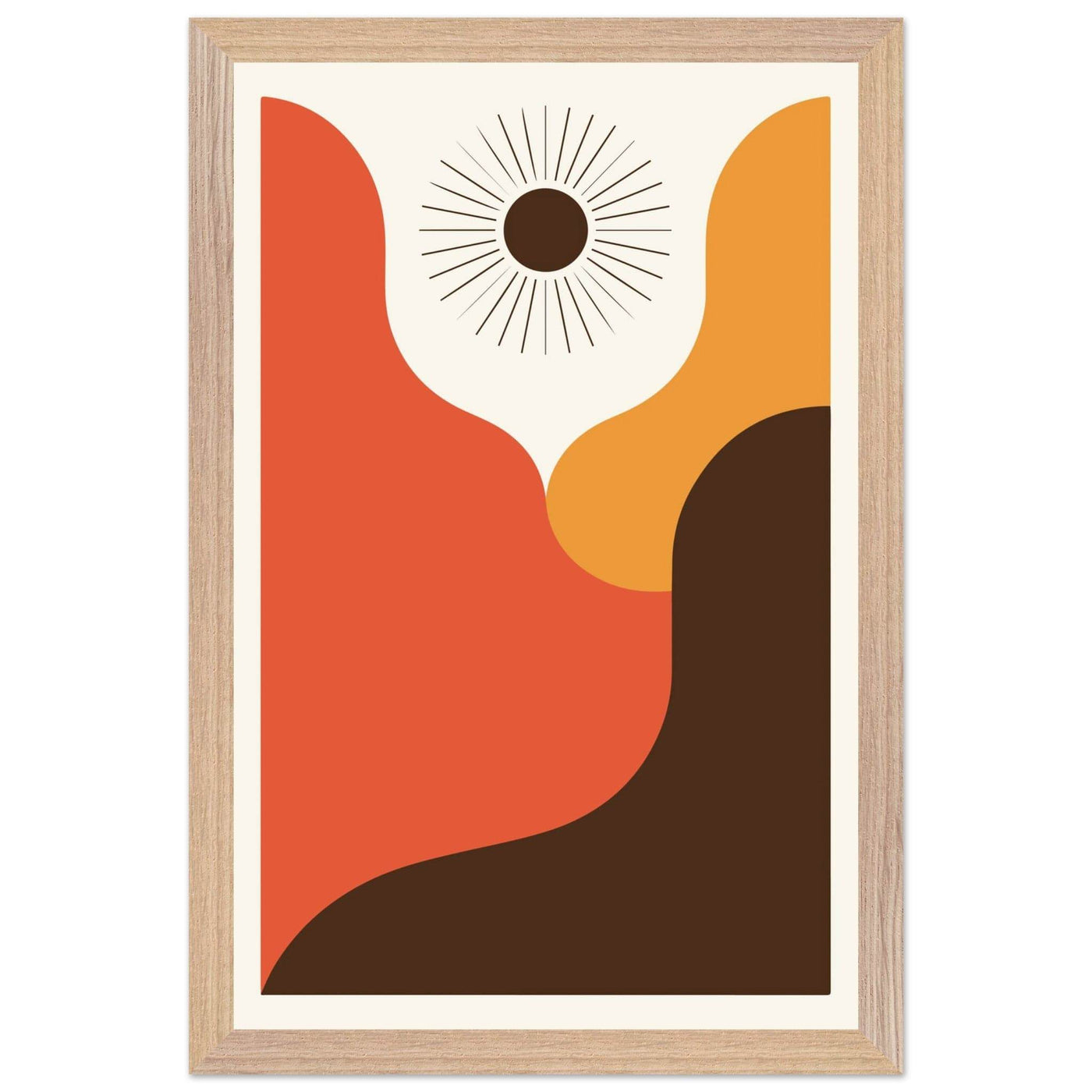 Abstract Desert Sun - Vibrantwalls
