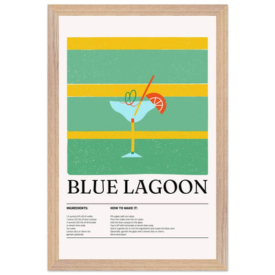 Blue Lagoon Cocktail Recipe - Vibrantwalls