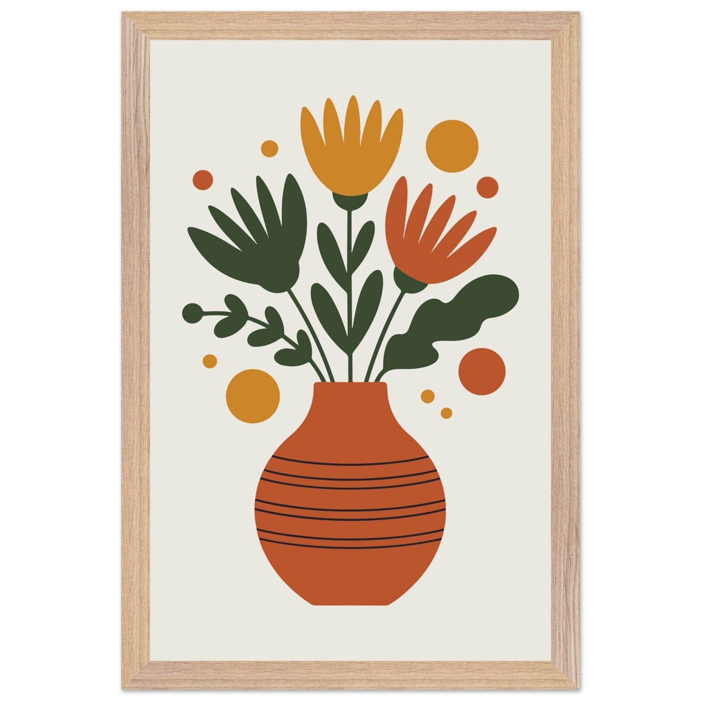 Boho Floral Harmony - Vibrantwalls