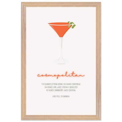Cosmopolitan Cocktail Recipe Pink Vodka Cranberry Drink - Refreshing Cocktail Delight - Vibrantwalls