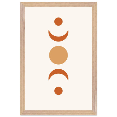Desert Landscape | Boho Moon - Vibrantwalls