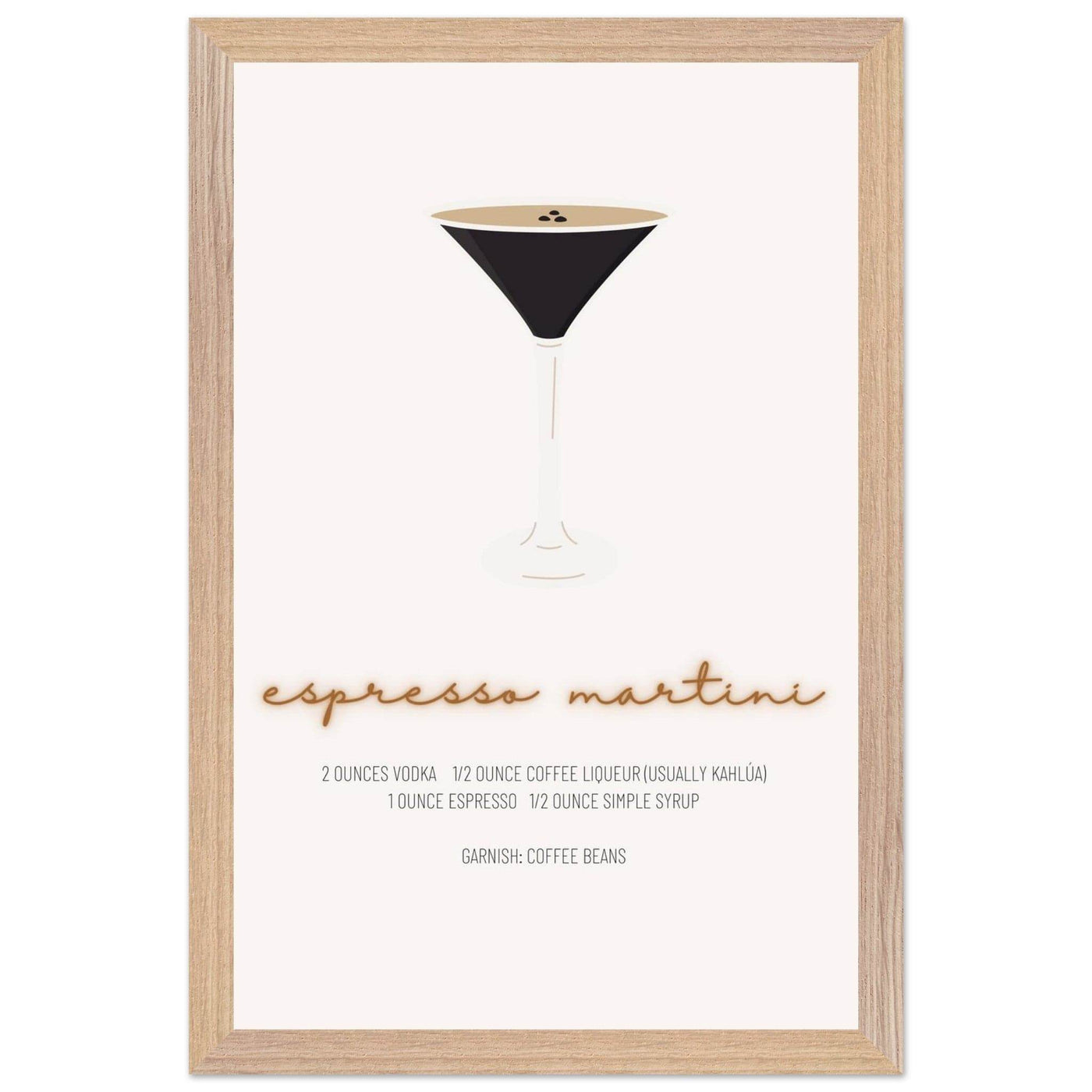Espresso Martini Cocktail Recipe - Vibrantwalls