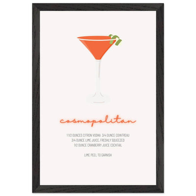 Cosmopolitan Cocktail Recipe Pink Vodka Cranberry Drink - Refreshing Cocktail Delight - Vibrantwalls