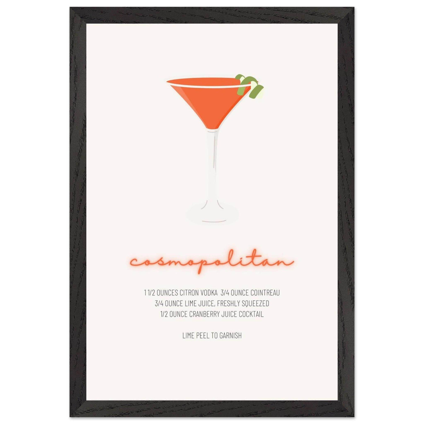 Cosmopolitan Cocktail Recipe Pink Vodka Cranberry Drink - Refreshing Cocktail Delight - Vibrantwalls
