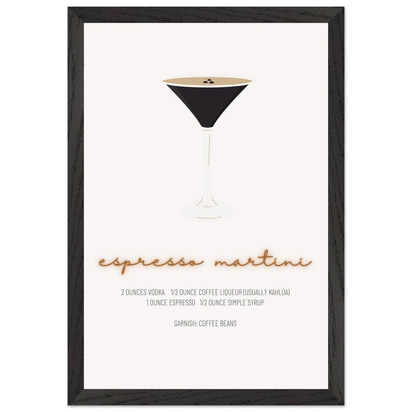 Espresso Martini Cocktail Recipe - Vibrantwalls