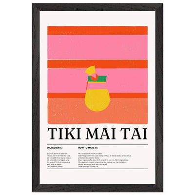 Vibrant Tiki Mai Tai Cocktail Recipe - Vibrantwalls