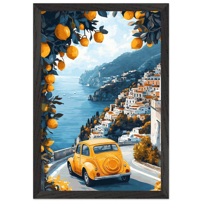 Vintage Italian Amalfi Coastal Drive Experience - Discover the Amalfi Lemon Grove - Vibrantwalls