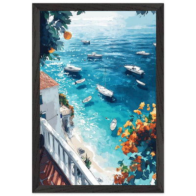 Vintage Italian Coastal View - Vibrantwalls