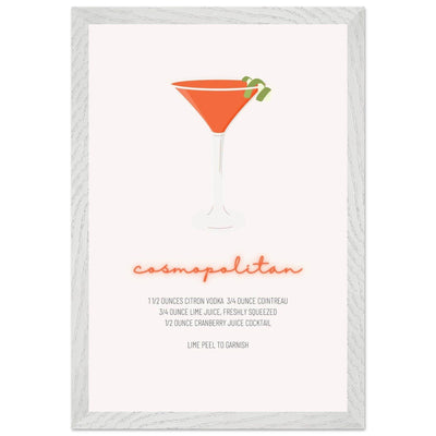Cosmopolitan Cocktail Recipe Pink Vodka Cranberry Drink - Refreshing Cocktail Delight - Vibrantwalls