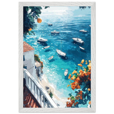 Vintage Italian Coastal View - Vibrantwalls