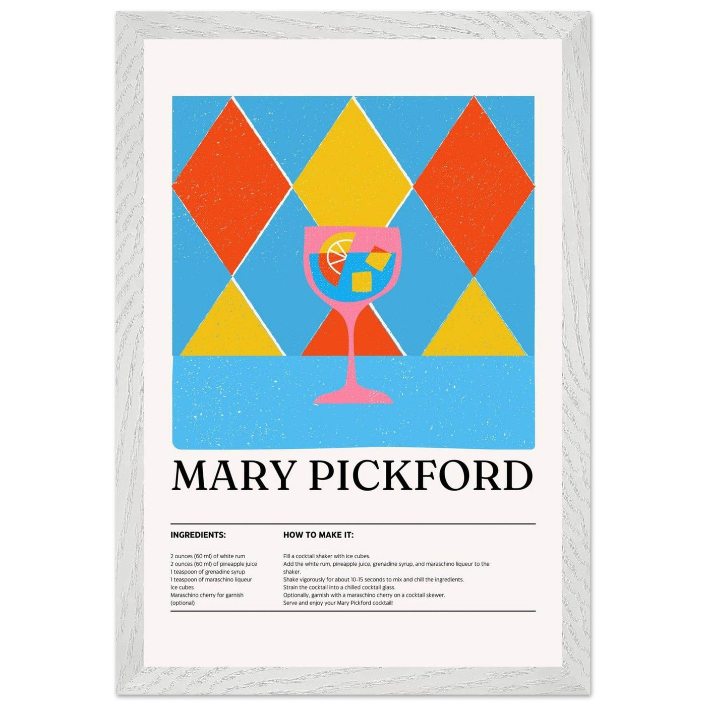 Mary Pickford Cocktail Recipe - Vibrantwalls