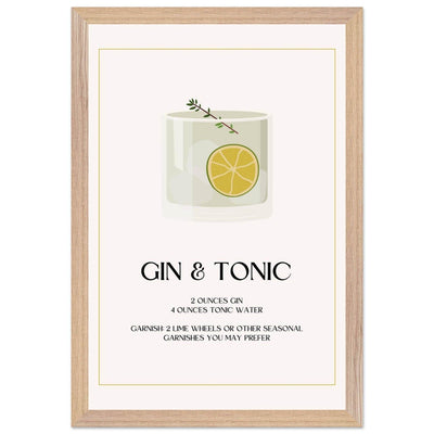 Chic Gin & Tonic Recipe - Vibrantwalls