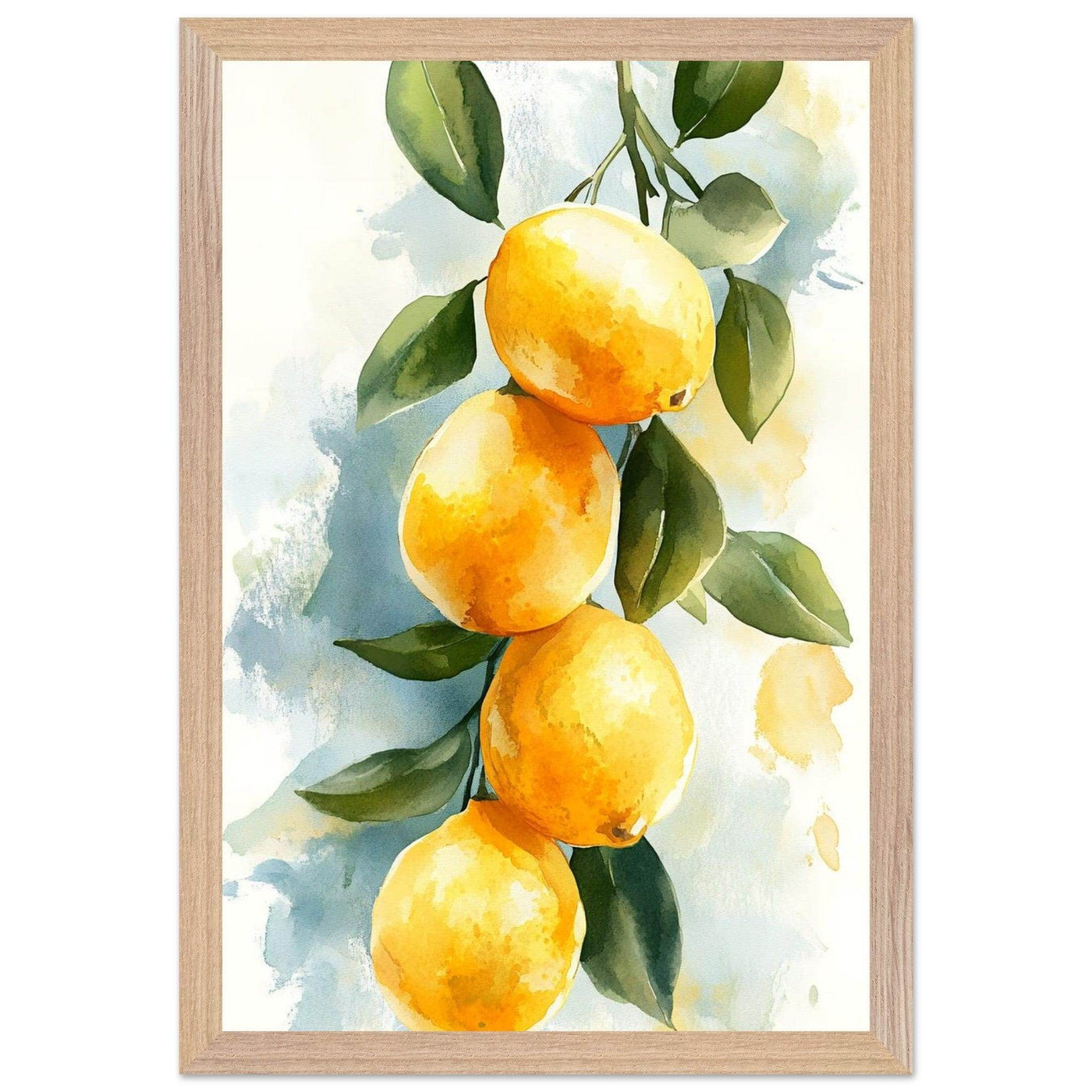 Vintage Italian Coastal Drive Amalfi Lemon Grove - Vibrantwalls