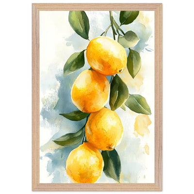 Vintage Italian Coastal Drive Amalfi Lemon Grove - Vibrantwalls