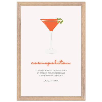 Cosmopolitan Cocktail Recipe Pink Vodka Cranberry Drink - Refreshing Cocktail Delight - Vibrantwalls