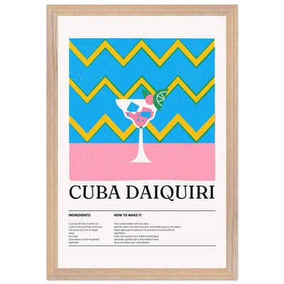 Cuba Daiquiri Cocktail Recipe - Vibrantwalls