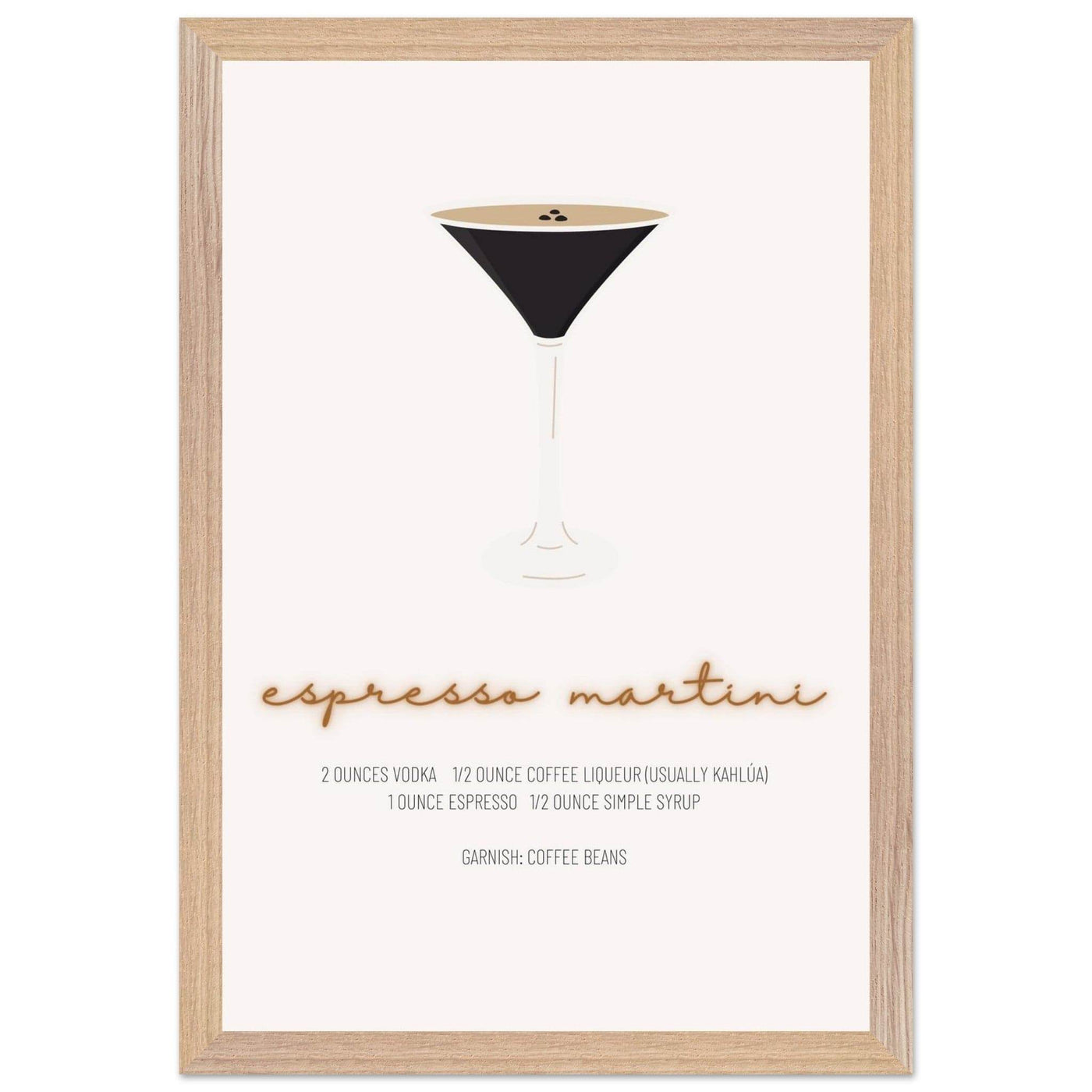 Espresso Martini Cocktail Recipe - Vibrantwalls