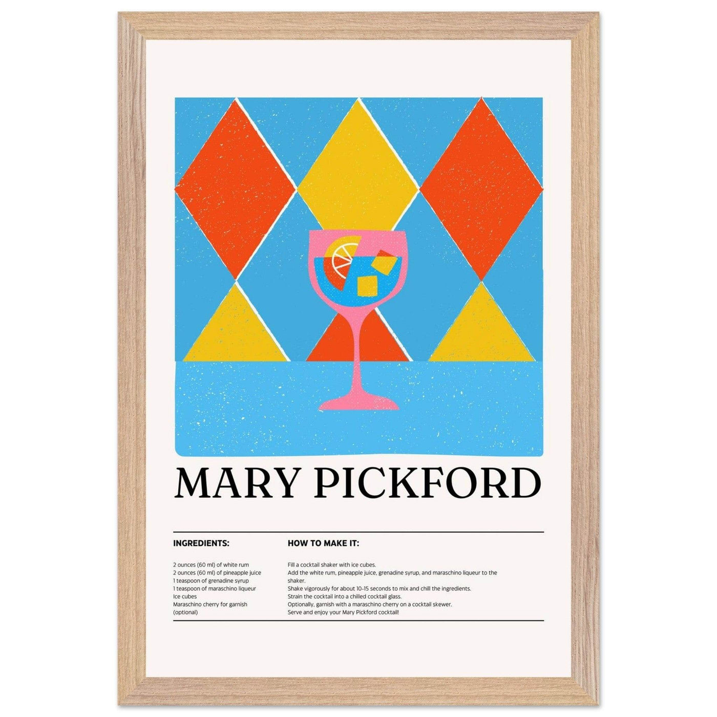 Mary Pickford Cocktail Recipe - Vibrantwalls