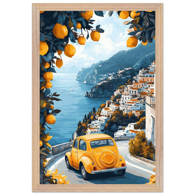 Vintage Italian Amalfi Coastal Drive Experience - Discover the Amalfi Lemon Grove - Vibrantwalls