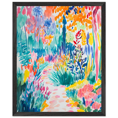 Vibrant Matisse Style Abstract Garden - Vibrantwalls