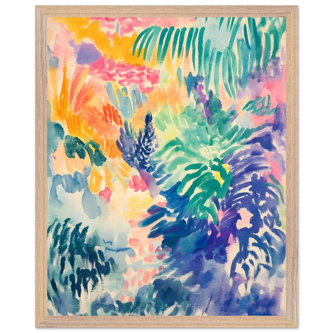 Abstract Floral - Vibrantwalls