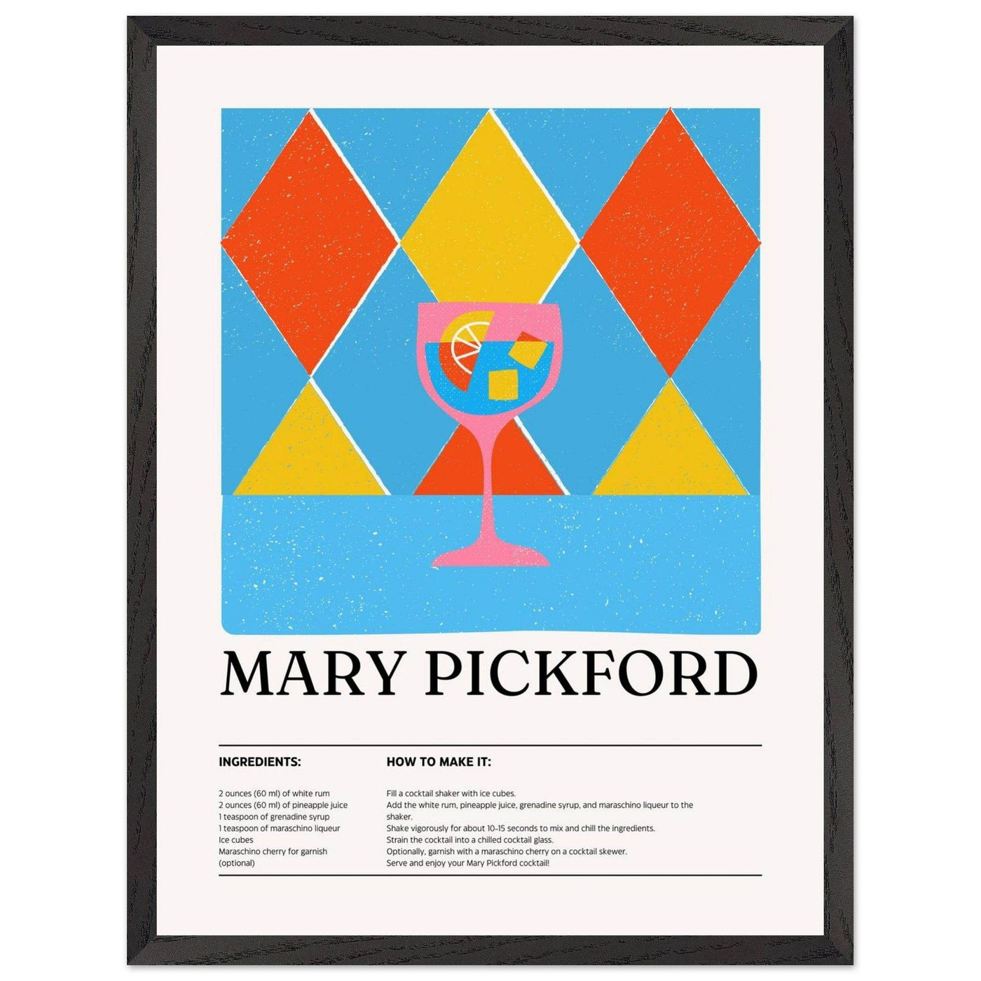 Mary Pickford Cocktail Recipe - Vibrantwalls