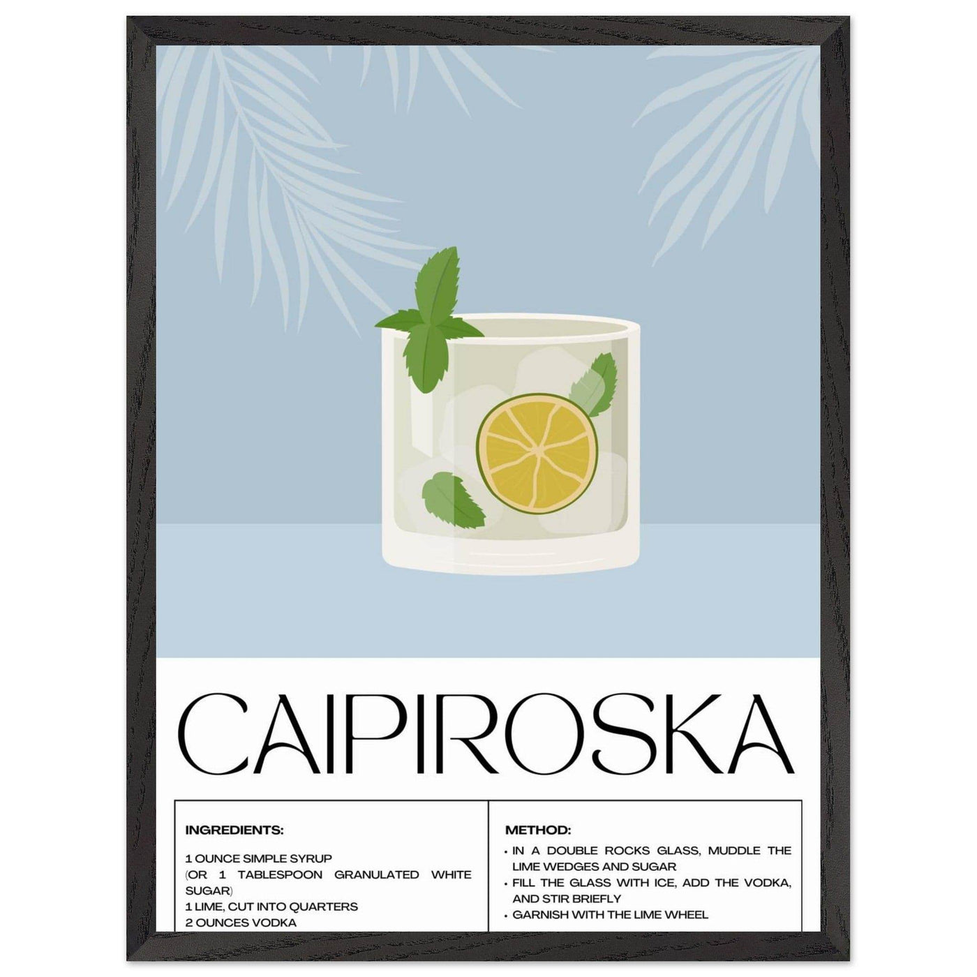 Caipiroska Cocktail Recipe - Vibrantwalls