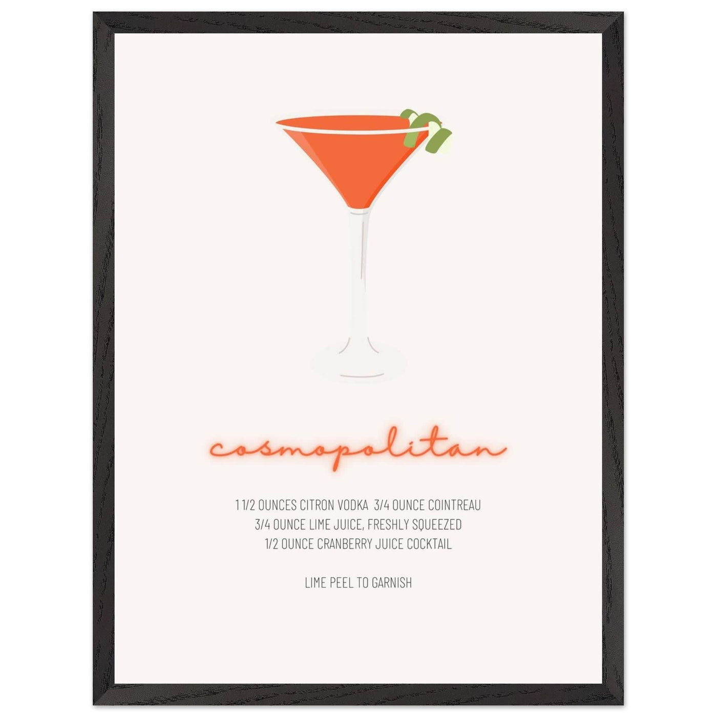 Cosmopolitan Cocktail Recipe Pink Vodka Cranberry Drink - Refreshing Cocktail Delight - Vibrantwalls
