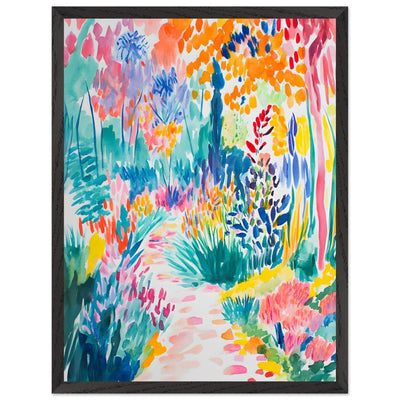 Vibrant Matisse Style Abstract Garden - Vibrantwalls