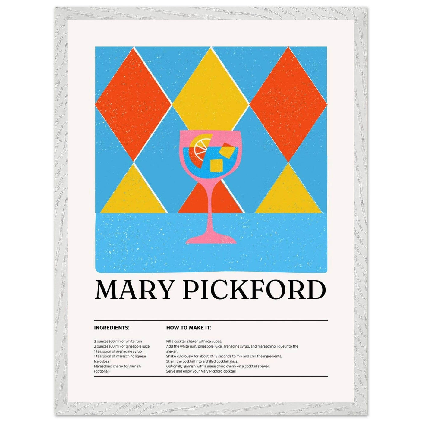 Mary Pickford Cocktail Recipe - Vibrantwalls