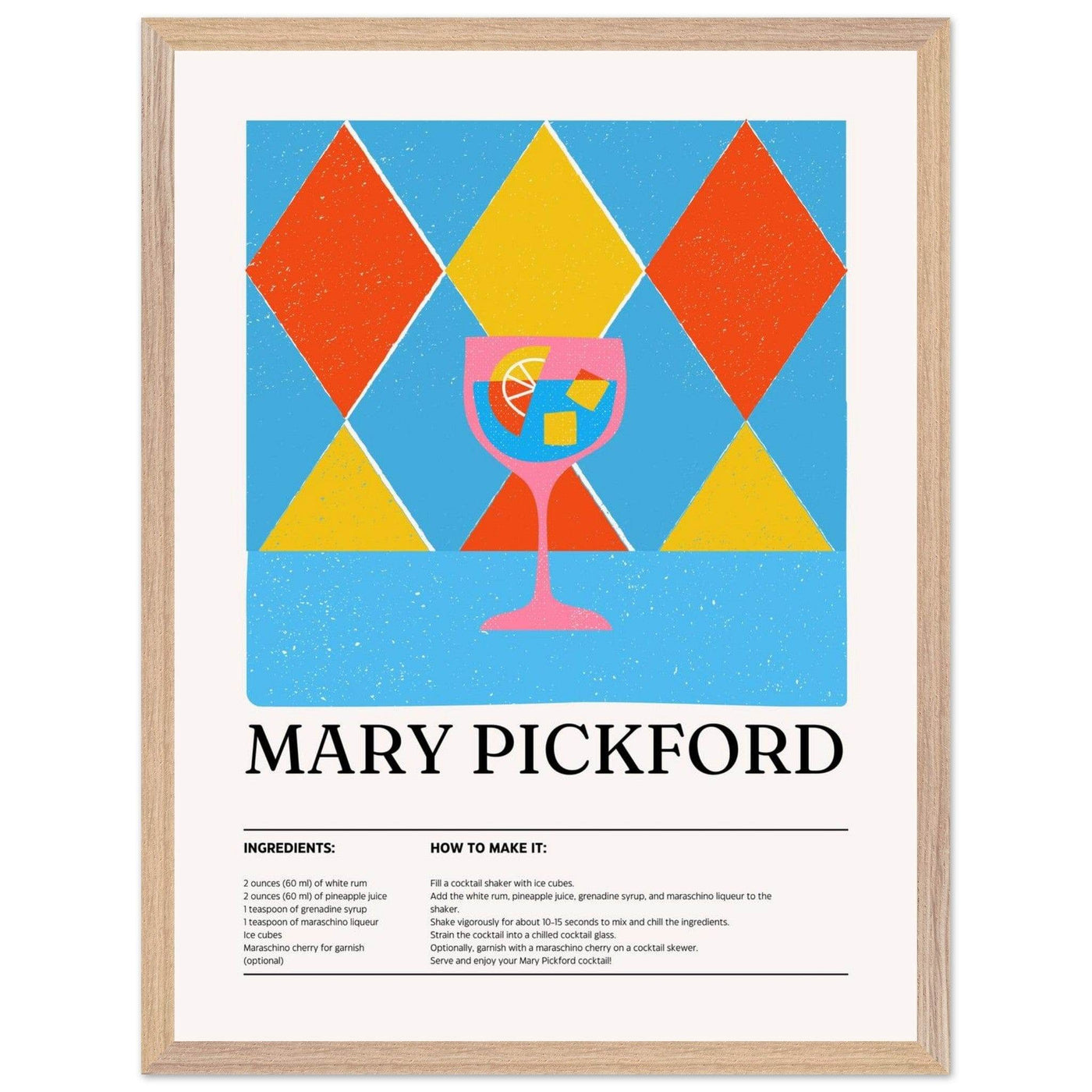 Mary Pickford Cocktail Recipe - Vibrantwalls
