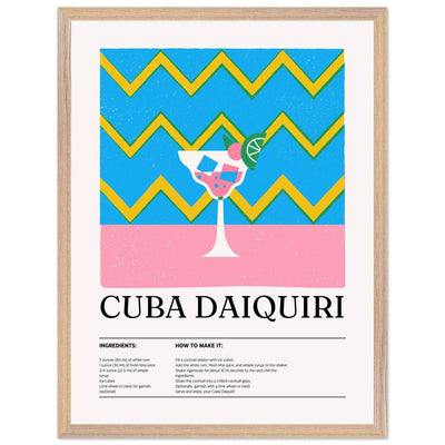 Cuba Daiquiri Cocktail Recipe - Vibrantwalls