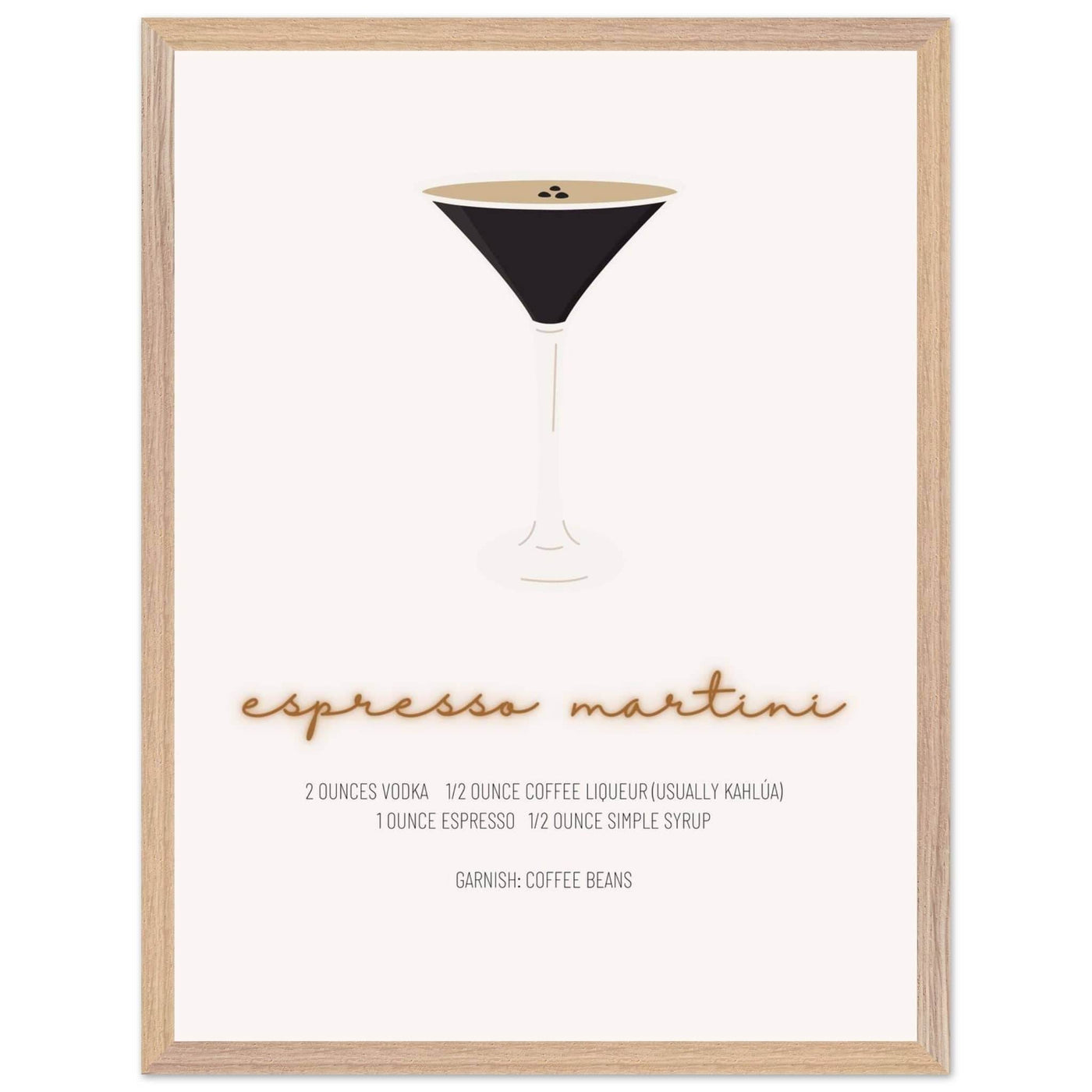 Espresso Martini Cocktail Recipe - Vibrantwalls