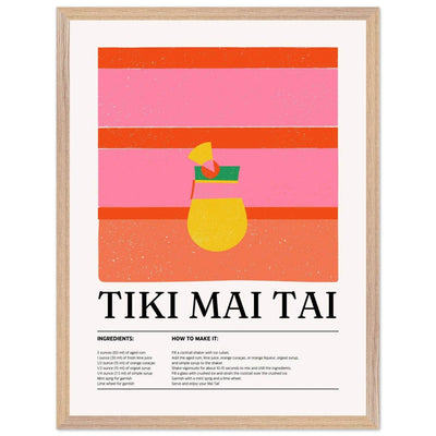 Vibrant Tiki Mai Tai Cocktail Recipe - Vibrantwalls