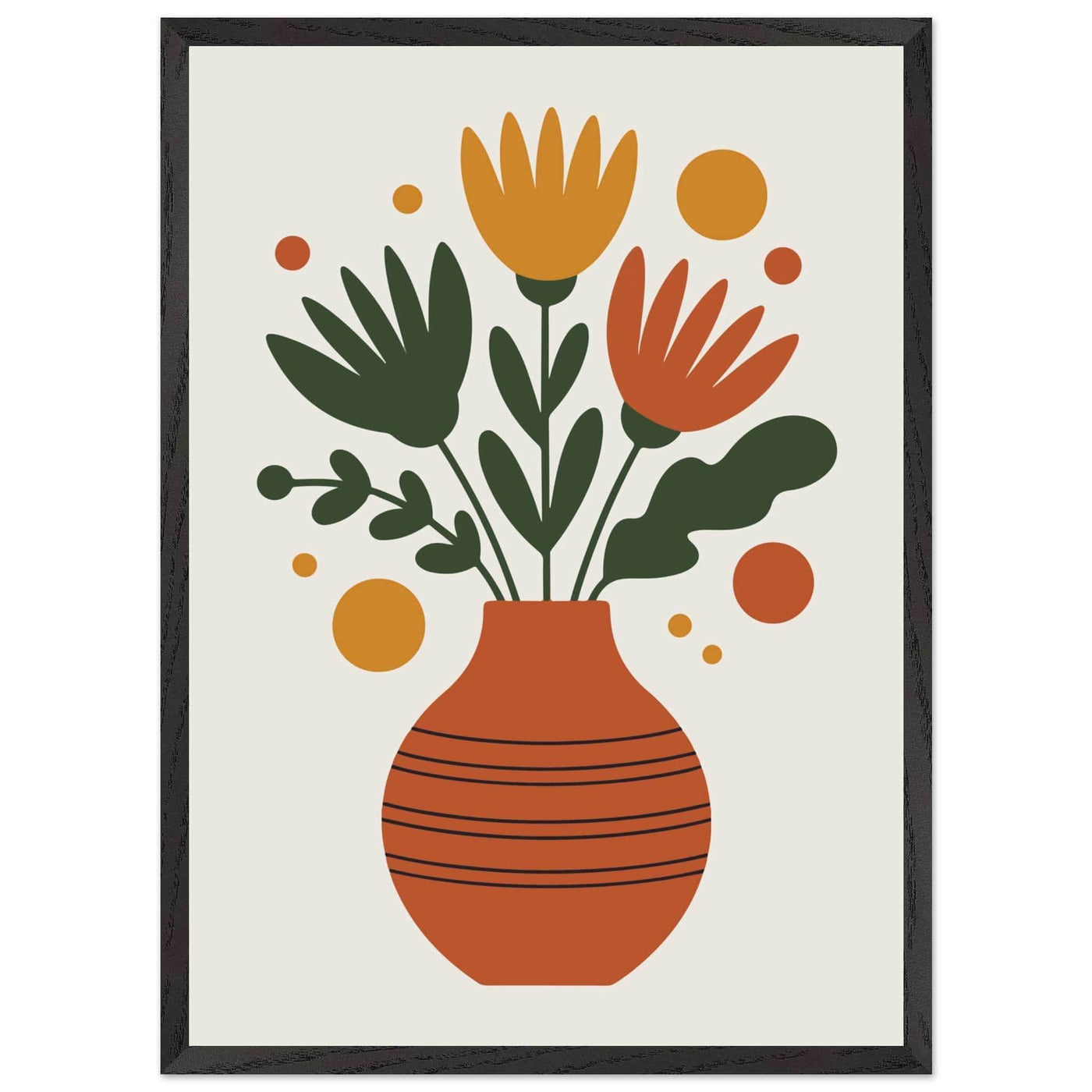 Boho Floral Harmony - Vibrantwalls