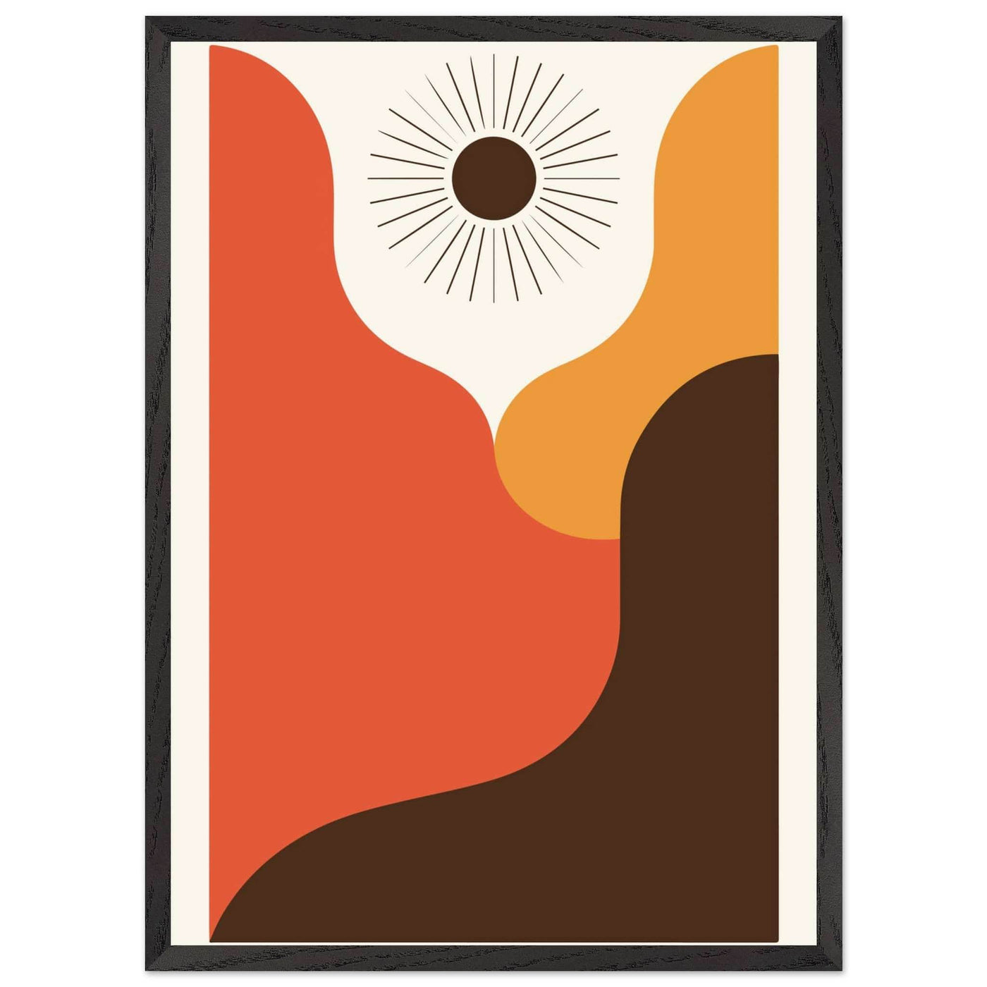 Abstract Desert Sun - Vibrantwalls