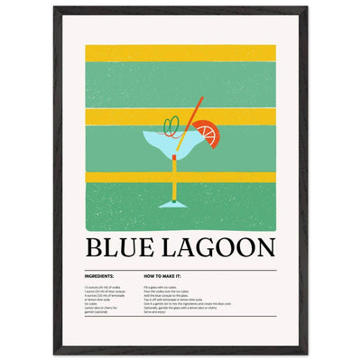 Blue Lagoon Cocktail Recipe - Vibrantwalls