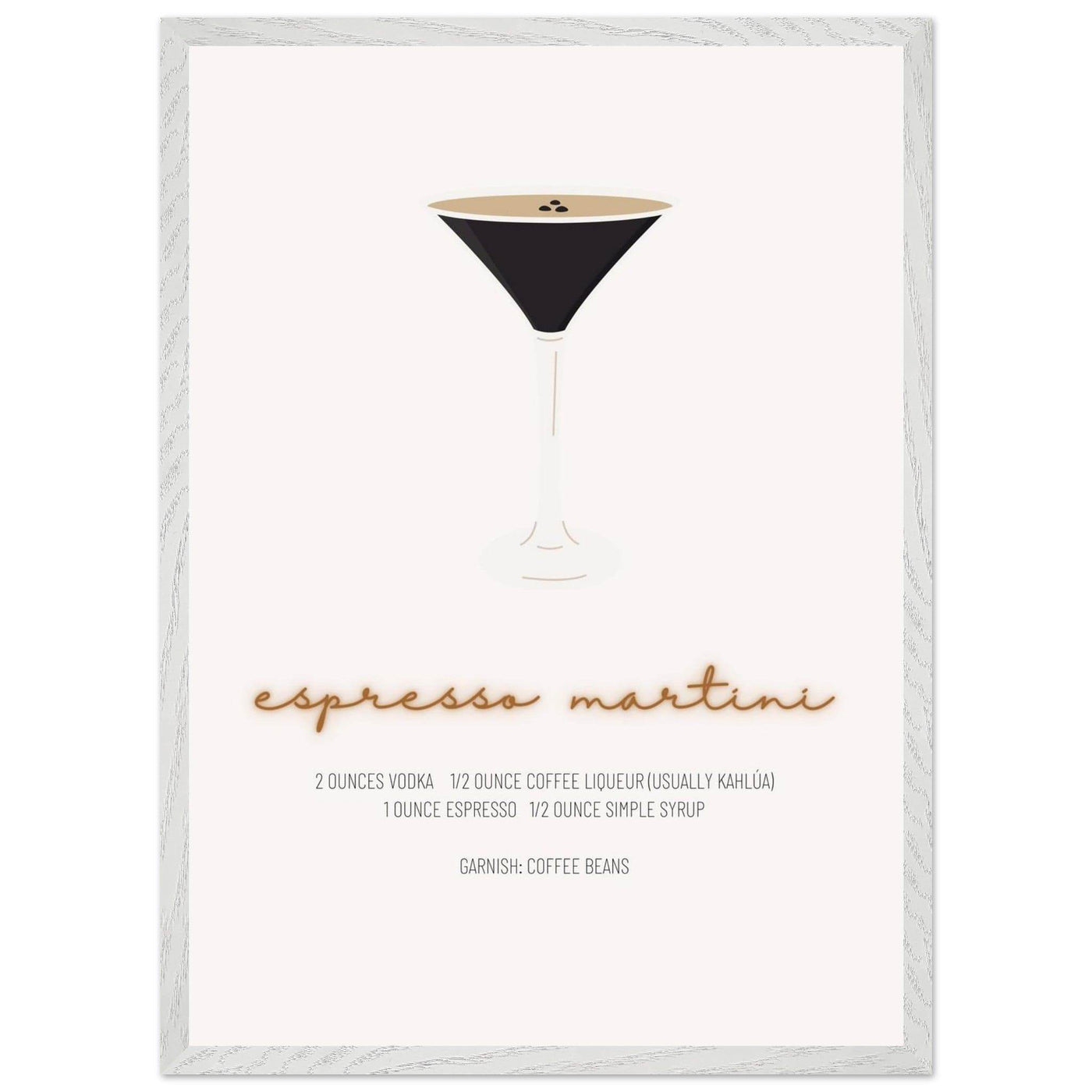 Espresso Martini Cocktail Recipe - Vibrantwalls