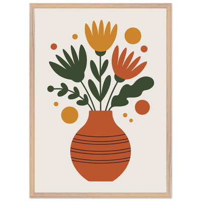 Boho Floral Harmony - Vibrantwalls