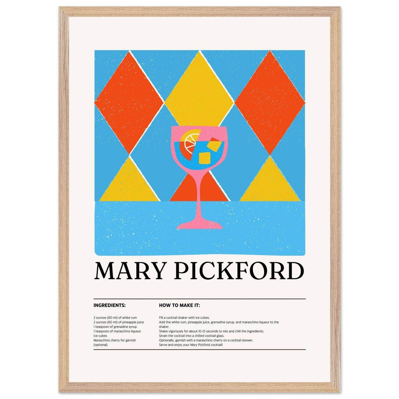 Mary Pickford Cocktail Recipe - Vibrantwalls