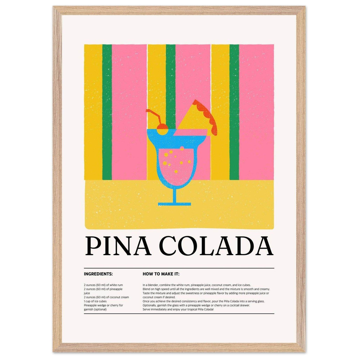 Vibrant Piña Colada Recipe - Vibrantwalls