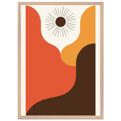 Abstract Desert Sun - Vibrantwalls