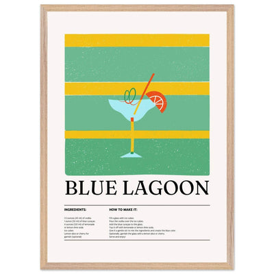 Blue Lagoon Cocktail Recipe - Vibrantwalls