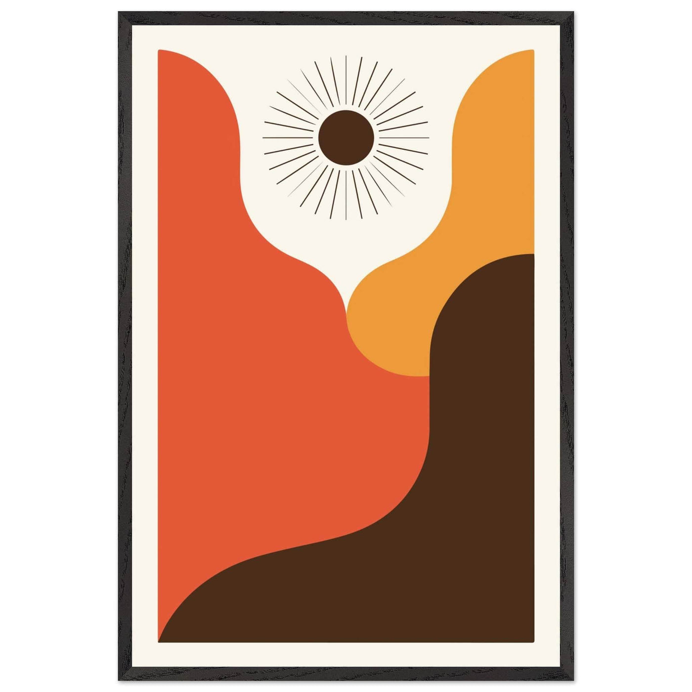 Abstract Desert Sun - Vibrantwalls