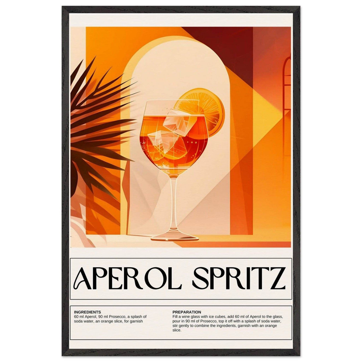 Aperol Spritz Poster - Vibrantwalls