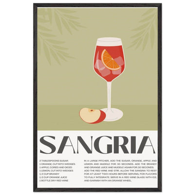 Sangria Cocktail Red Wine - Vibrantwalls