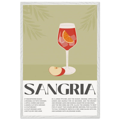 Sangria Cocktail Red Wine - Vibrantwalls