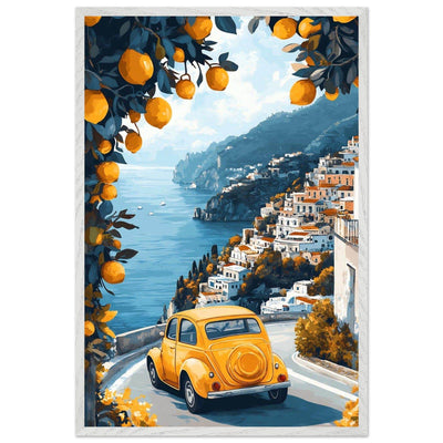 Vintage Italian Amalfi Coastal Drive Experience - Discover the Amalfi Lemon Grove - Vibrantwalls