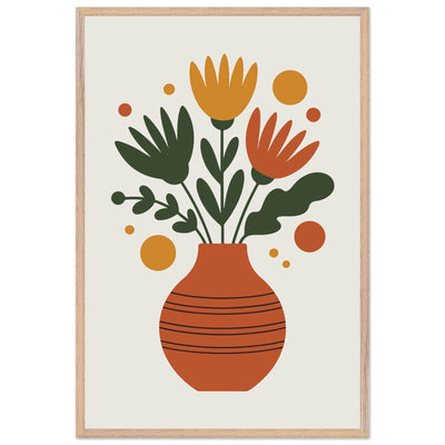 Boho Floral Harmony - Vibrantwalls